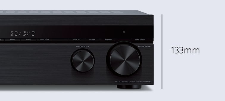 Sony STR-DH590 5.2 Multi-Channel 4K HDR AV Receiver with Bluetooth